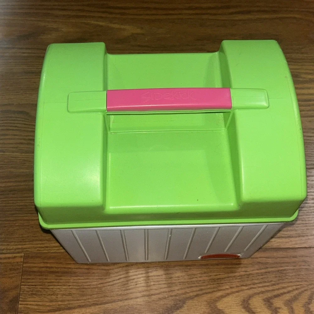 Vintage Lime Rubbermaid Model 1922 Sidekick Personal Cooler Lunchbox 6-Pk 3-Qt